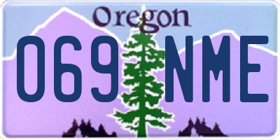 OR license plate 069NME