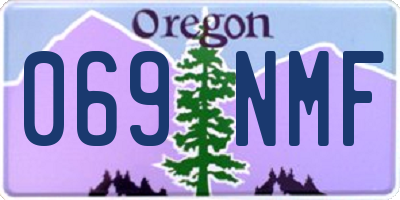 OR license plate 069NMF