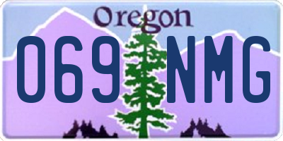 OR license plate 069NMG