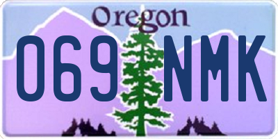 OR license plate 069NMK