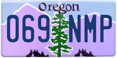 OR license plate 069NMP