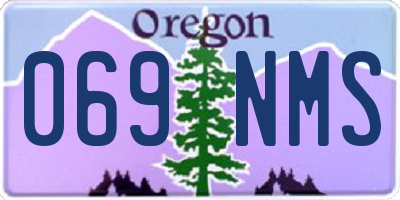 OR license plate 069NMS