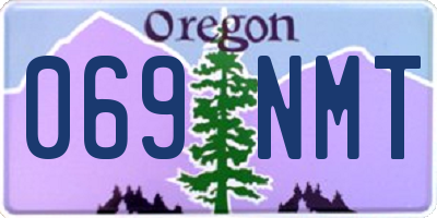 OR license plate 069NMT
