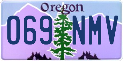 OR license plate 069NMV