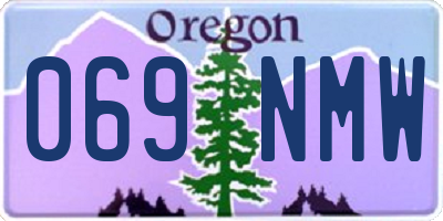OR license plate 069NMW