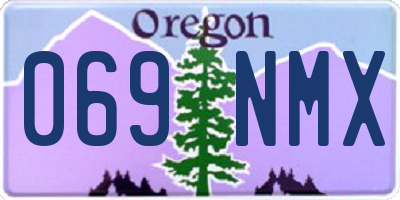 OR license plate 069NMX