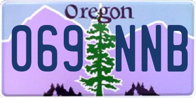 OR license plate 069NNB