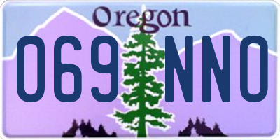 OR license plate 069NNO