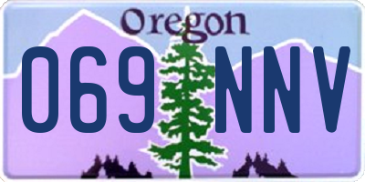 OR license plate 069NNV