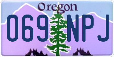 OR license plate 069NPJ