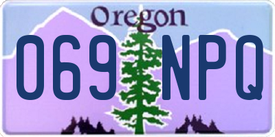 OR license plate 069NPQ