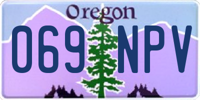OR license plate 069NPV