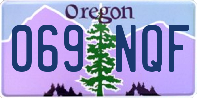 OR license plate 069NQF