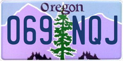OR license plate 069NQJ