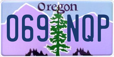 OR license plate 069NQP