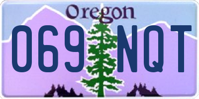 OR license plate 069NQT