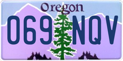 OR license plate 069NQV