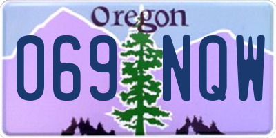 OR license plate 069NQW