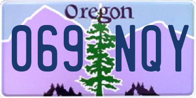 OR license plate 069NQY