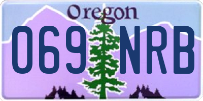 OR license plate 069NRB