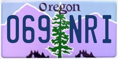 OR license plate 069NRI