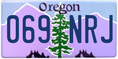 OR license plate 069NRJ
