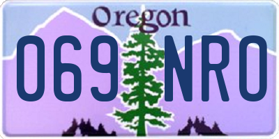 OR license plate 069NRO