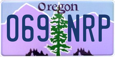 OR license plate 069NRP