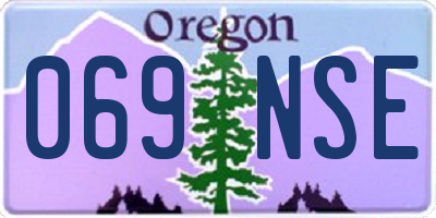 OR license plate 069NSE