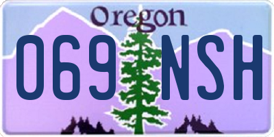 OR license plate 069NSH