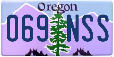 OR license plate 069NSS