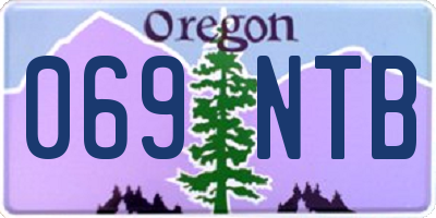 OR license plate 069NTB
