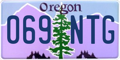 OR license plate 069NTG