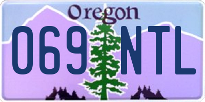OR license plate 069NTL