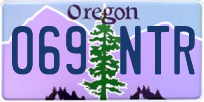 OR license plate 069NTR