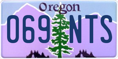 OR license plate 069NTS