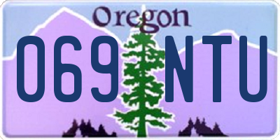 OR license plate 069NTU