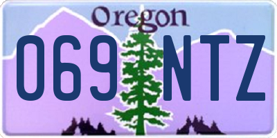 OR license plate 069NTZ