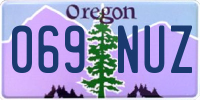 OR license plate 069NUZ