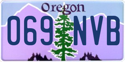 OR license plate 069NVB