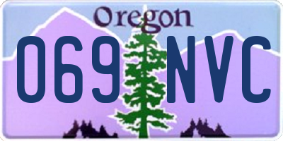 OR license plate 069NVC