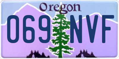 OR license plate 069NVF