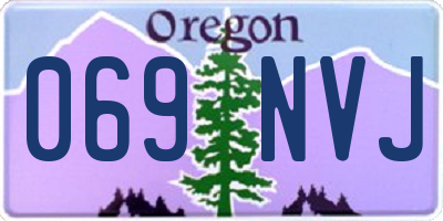 OR license plate 069NVJ