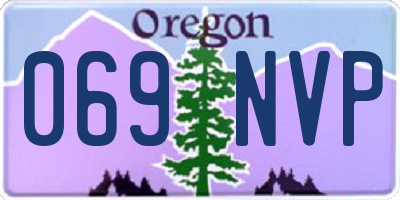 OR license plate 069NVP