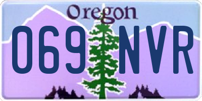 OR license plate 069NVR