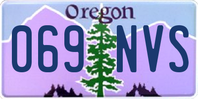 OR license plate 069NVS
