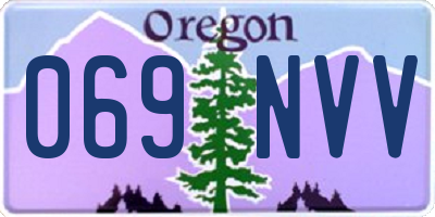 OR license plate 069NVV