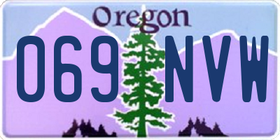 OR license plate 069NVW