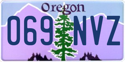 OR license plate 069NVZ