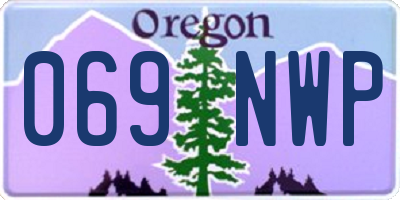 OR license plate 069NWP